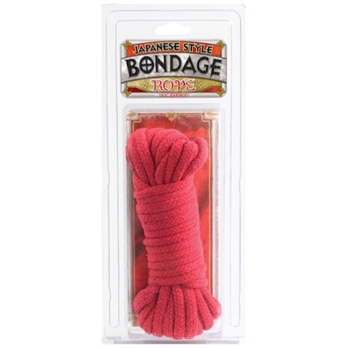 Bondage Rope - Cotton - Japanese Style - Red