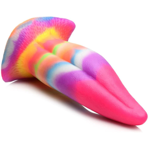 Unicorn Kiss - Unicorn Tongue - Glow-in-the-Dark - Silicone Dildo