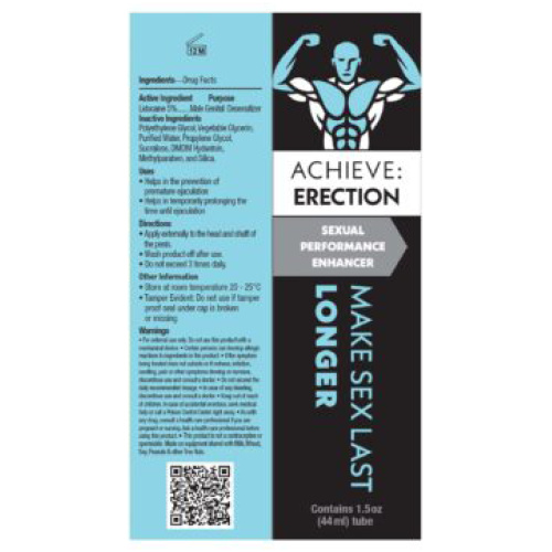 Achieve Erection - Sexual Performance Enhancer 1.5 Oz