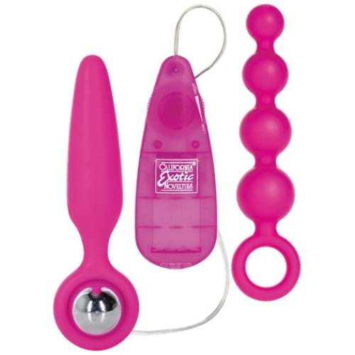 Booty Call Booty Vibro Kits - Pink
