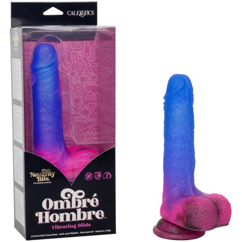 Naughty Bits Ombre Hombre Vibrating Dildo