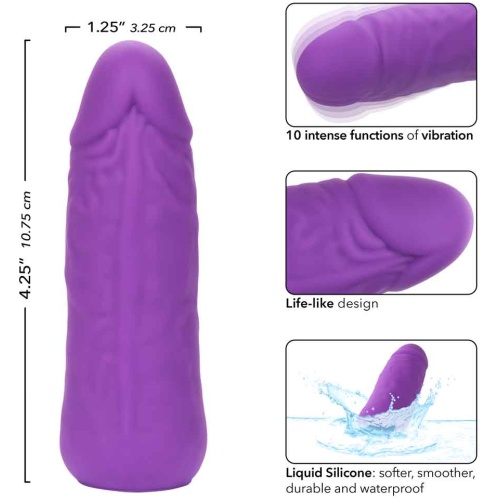 Mini Vibrating Studs - Purple