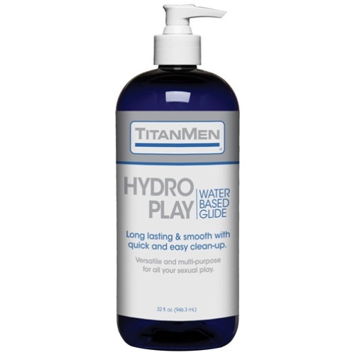 Titanmen Hydro Play Water Based Glide - Bulk - 32  Fl. Oz.