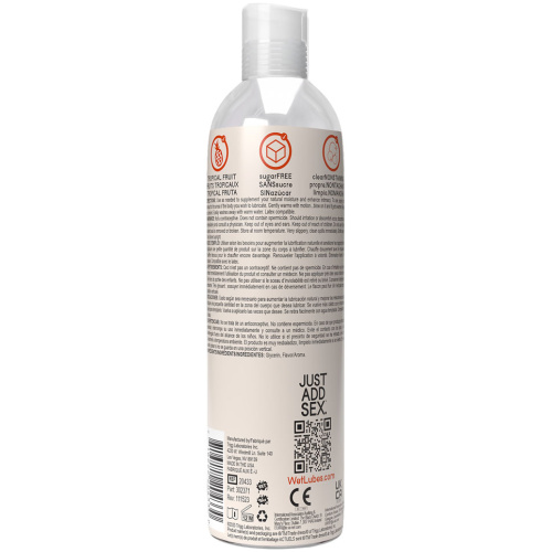 Wet Warming Fun Flavors - Tropical Fruit - 4 in 1 Lubricant 4 Oz