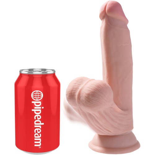7 Inch Triple Density Cock With Swinging Balls - Light