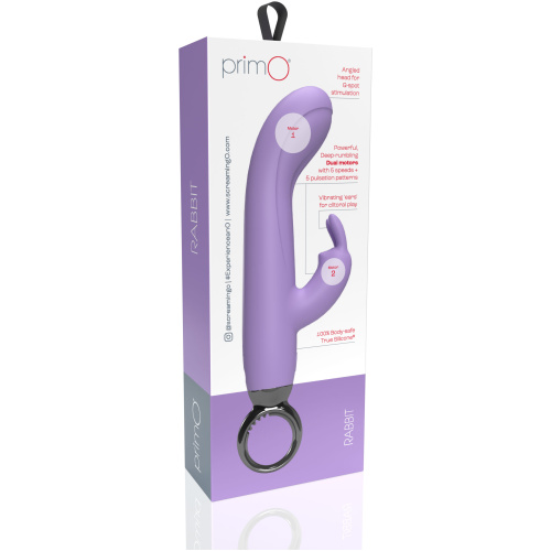 Primo Rabbit Rechargeable Vibrator - Lilac