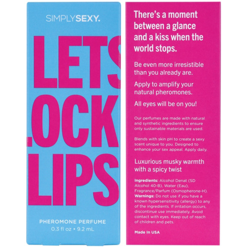 Simply Sexy Pheromone Perfume - Lets Lock Lips 0.3 Oz