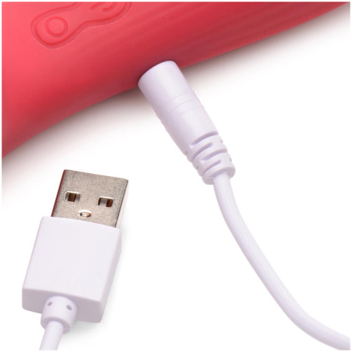 Bloomgasm Passion Petals 10x Suction Rose Vibrator - Red