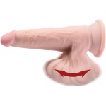 8 Inch Triple Density Cock With Swinging Balls - Light