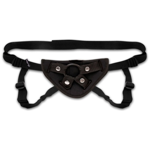 Neoprene Strap-on Harness - Black