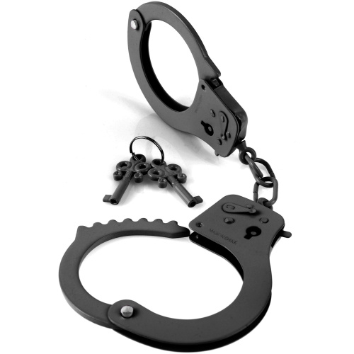Fetish Fantasy Series Designer Metal Handcuffs - Black