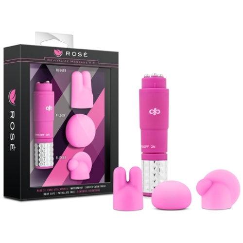 Rose Revitalize Massage Kit - Pink