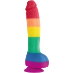 Colours Pride Edition - 8 Inch Dong - Rainbow