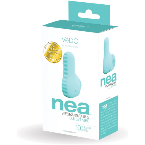 Nea Rechargeable Finger Vibe - Tease Me Turquoise