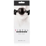 Sinful Ball Gag - Black