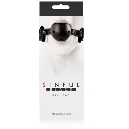 Sinful Ball Gag - Black