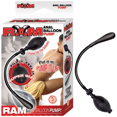 Ram Anal Balloon Pump - Black