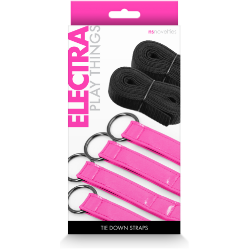 Electra Play Things - Tie Down Straps - Pink