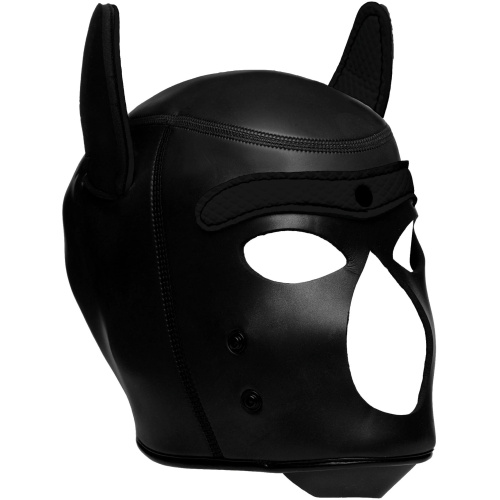 Spike Neoprene Puppy Hood - Black