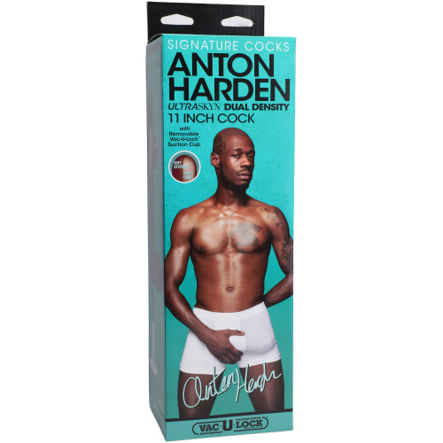Signature Cocks - Anton Harden - 11 Inch  Ultraskyn Cock With Removable Vac-U-Lock Suction  Cup