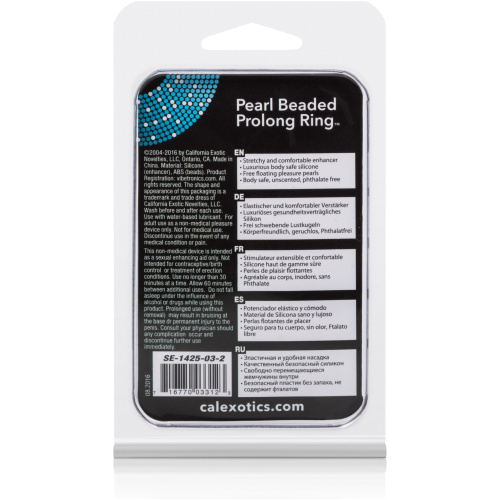 Pearl Beade Prolong Rings - Smoke