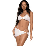 3 Pc Rhinestone Haltet Bra Top