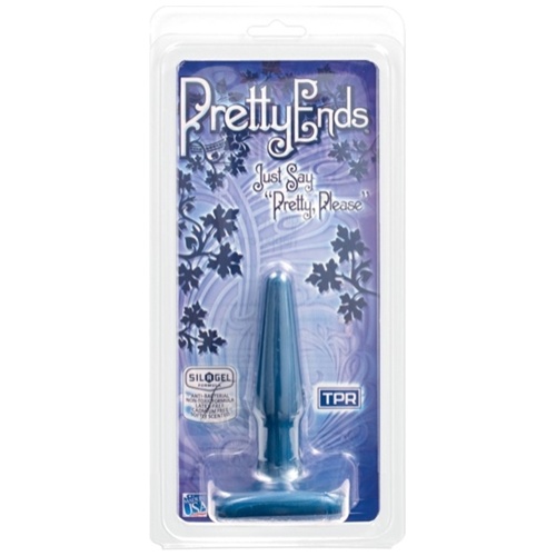Pretty Ends Iridescent Butt Plugs - Small - Midnight Blue
