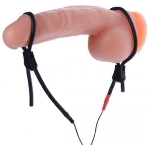 Vigor II Electro Stim Cock and Balls Ties & Frenum Electro Stimulator