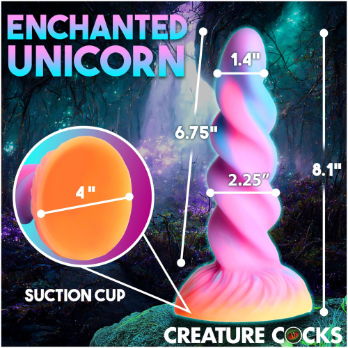 Moon Rider Glow-in-the-Dark Unicorn Dildo