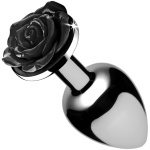 Black Rose Anal Plug - Medium