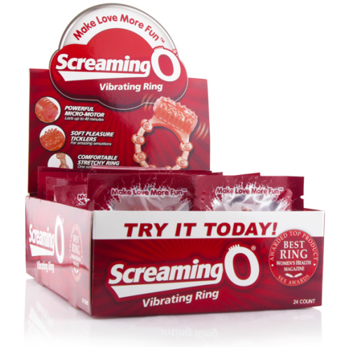 The Screaming O Vibrating Ring - 24 Count P.O.P. Box Display