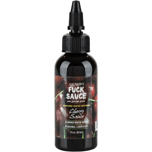 Fuck Sauce Flavored Water-Based Personal Lubricant - Cherry - 2 Fl. Oz.