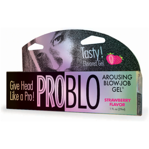 Problo Arousing Blow-Job Gel - Strawberry - 1.5 Fl. Oz.