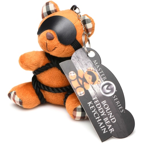 Rope Teddy Bear Keychain