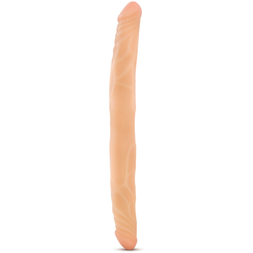B Yours 14 Inch Double Dildo - Beige