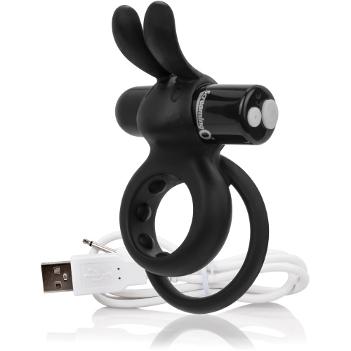 Charged Ohare Rechargeable Rabbit Vibe - Black