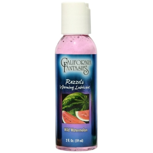 Razzels Warming Lubricant - Wild Watermelon - 2 Oz. Bottle
