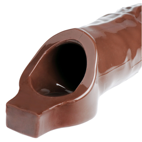 Really Ample Penis Enhancer Sheath - Brown
