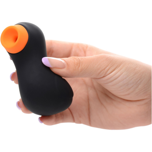 Sucky Ducky Silicone Clitoral Stimulator - Black