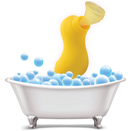 Sucky Ducky Silicone Clitoral Stimulator - Yellow