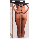 Extra Long Mink Tail Metal Anal Plug