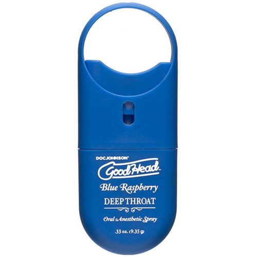 Goodhead - Deep Throat Spray to-Go - Blue Raspberry - .33 Oz.