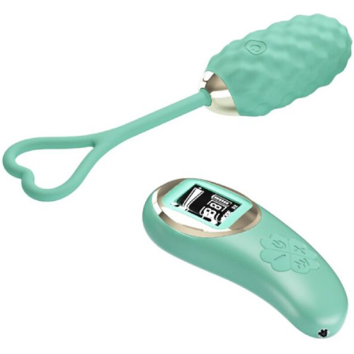 Vivian Remote Control Vibrating Egg - Turquoise