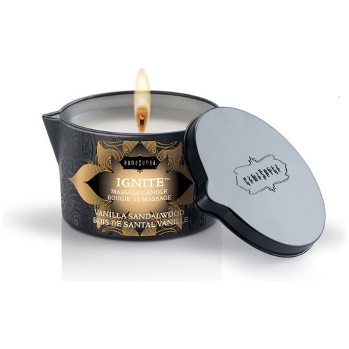 Ignite Vanilla Sandalwood Massage Candle - 6 Oz.