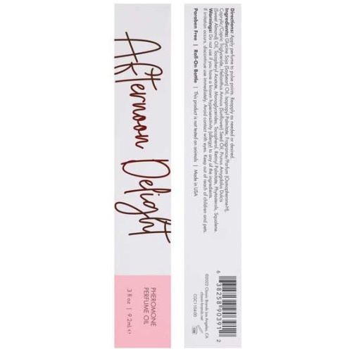 Afternoon Delight - Perfume With Pheromones - Tropical Floral 3 Oz