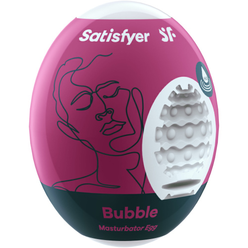 Satisfyer Masturbator Egg - Bubble - Violet