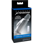 Fantasy X-Tensions Vibrating Cock Sling - Clear