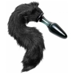 Midnight Fox Glass Plug With Tail