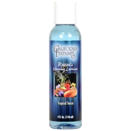 Razzels Warming Lubricant - Tropical Teeze - 4 Oz. Bottle