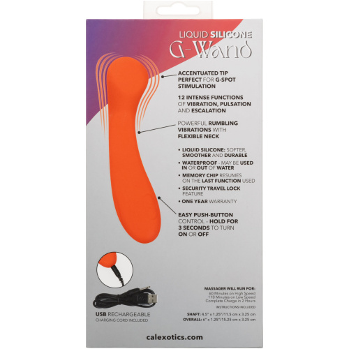 Stella Liquid Silicone G-Wand - Orange
